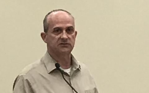 Nassau County School District Business Services Executive Director Chris Lacambra said during a workshop last week that the district’s financial picture might not be “as rosy” as rising property values and enrollment could imply. JULIA ROBERTS/NEWS-LEADER