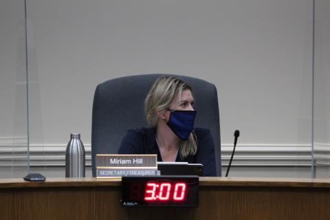 Ocean Highway and Port Authority Commissioner Miriam Hill, left, lost her argument against hiring a former commissioner as interim port attorney, as the commission voted to hire Bob Sturgess. 
