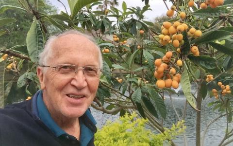 Phil Scanlan on his patio. Scanlan self-isolated after suffering symptoms like those caused by COVID-19, the disease that results from the SARS-CoV-2 virus, also called the novel coronavirus. SUBMITTED PHOTO