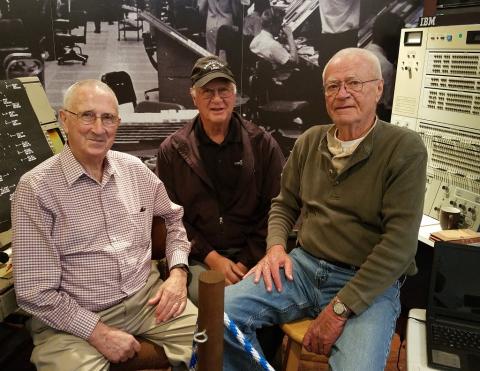 Jan Johannes, right, who died Thursday at 80, was a Nassau County historian known for his involvement with the West Nassau Historical Society and preservation of the Callahan Depot as well as his books about Nassau County’s history. SUBMITTED PHOTO