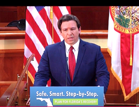 Gov. Ron DeSantis. THE FLORIDA CHANNEL