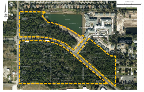 Bristol Development is proposing to build 380 housing units on three separate lots off Amelia Parkway.