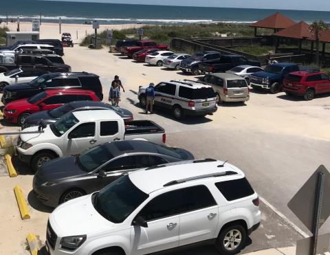 The short stretch of beach at the dead end of Sadler Road where the city of Fernandina Beach permits on-beach parking is scheduled to reopen at 6 a.m. today, according to City Manager Dale Martin. ROBERT FIEGE/NEWS-LEADER