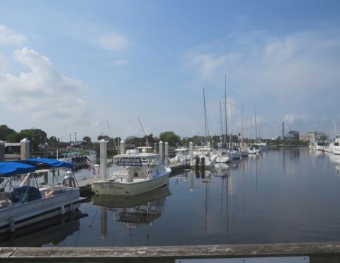 Candidates for the Fernandina Beach City Commission had varying views on managing debt incurred by the city-owned marina. JULIA ROBERTS/NEWS-LEADER