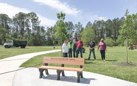 Keep Nassau Beautiful recently planted nine trees at The Arc Nassau through the Planting Nassau’s Future program.