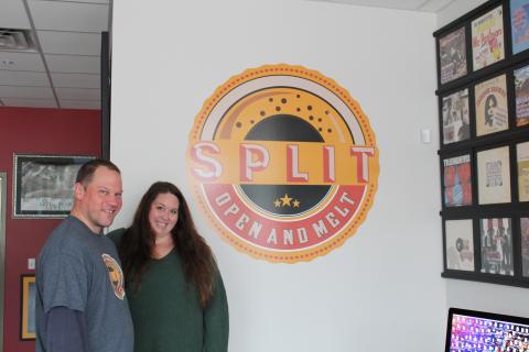 Split Open and Melt bagel shop owner Dave Ferch and manager Erin Gay began serving bagels at the new shop on South Eighth St on Jan. 6. 