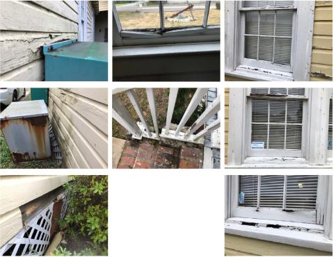 These photos show what U.S. Customs and Border Protection called a “rapidly deteriorating” facility that houses its office at the Port of Fernandina. The customs office and the city of Fernandina Beach has required the Ocean Highway and Port Authority bring the building up to standards. OHPA Chairman Danny Fullwood said while OHPA is working to correct the problem, the port is not under the city’s jurisdiction, and questions its authority to cite OHPA for code violations related to the building.