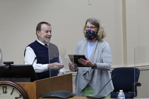 The Ocean Highway and Port Authority recognized Administrative Office Manager Barb Amergian, who will be leaving her position next month. “It’s been a pleasure, I’ve enjoyed it immensely,” Amergian said to a round of applause. “I’ve learned so much so quickly and made some very great friends along the way.”