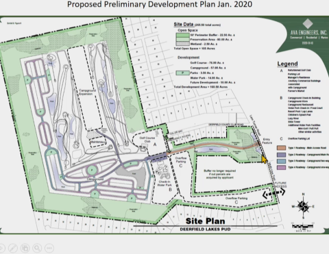 A map shows the 266-acre Planned Unit Development approved Monday by the Nassau County Board of County Commissioners. NASSAU COUNTY BOARD OF COUNTY COMMISSIONERS