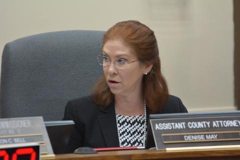 Assistant county attorney Denise May