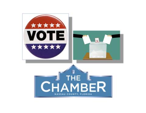 The Nassau County Chamber of Commerce urges residents to get to know their local candidates and vote.