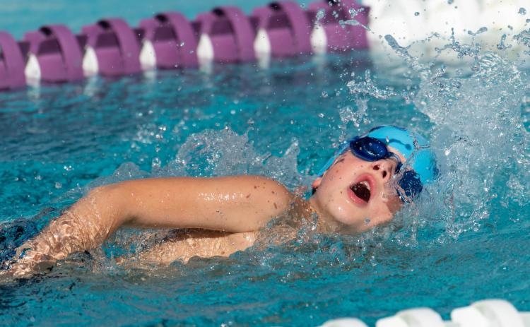 Mason Bellini won all four of his events in the U6 division.