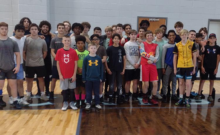 Camden County High School hosted the Southern Hospitality wrestling camp last week. (Andy Diffenderfer/Tribune & Georgian)