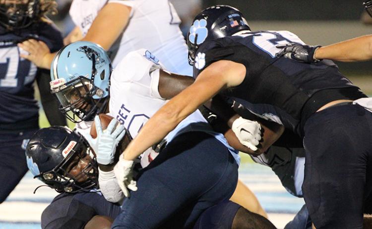 The Wildcat defense forced three turnovers against Somerset Academy. (Scott J. Bryan, Tribune & Georgian)