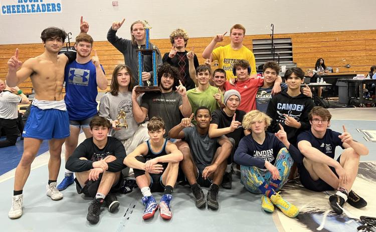 The Wildcat wrestlers recorded 55 total pins while sweeping seven matches last weekend at the Johnny Rouse Invitational near Orlando, Fla.  (Submitted photo)