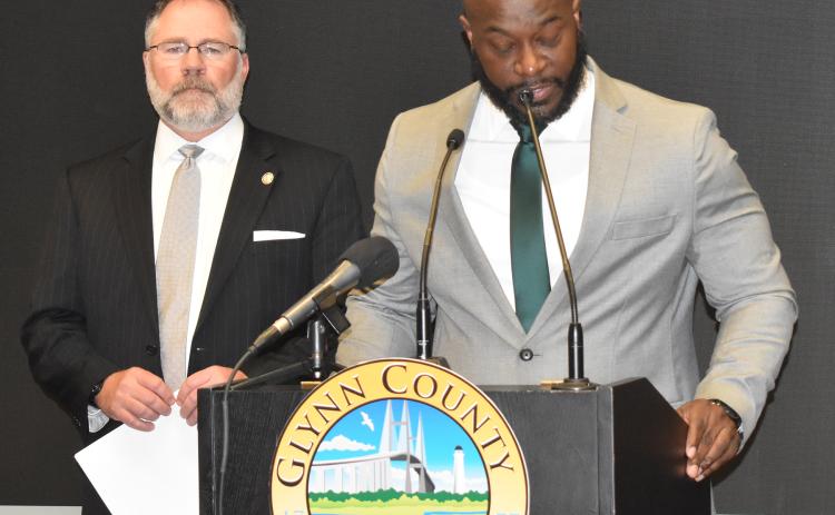 FBI Atlanta Assistant Special Agent in Charge Jermaine Deans speaks Jan. 11 during a news conference announcing Operation Ghost Busted.