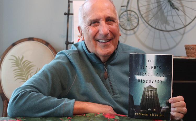 St. Marys’ Stephen Robbins has written a book, “The Healer’s Miraculous Discovery,” a blend of historical fiction and science fiction.