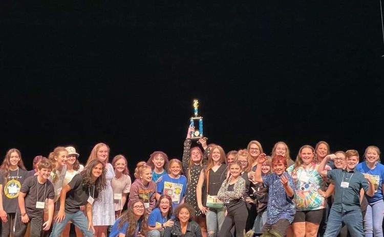 Saltwater Performing Arts cast and crew recently won an invitation to regional competition.