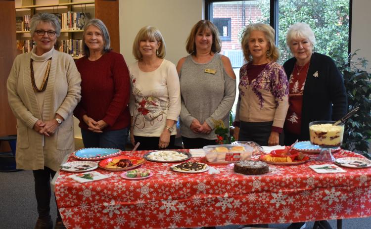 The 641 Book Club at the St. Marys Public Library meets every month. From left are Kim Stahl, Mary Ann Intravia, Jeanne Earley, Caryn Burke, Rose Bergstrom and Dot McDonald.