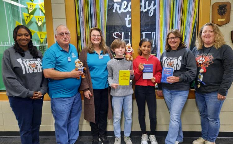 The Kiwanis Club of St. Marys recently donated dictionaries to third- and fifth-graders at five Camden County elementary schools.