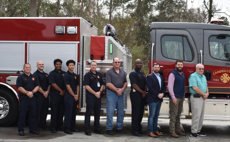 Camden County Fire Rescue debuted its new truck, Engine 14, in January at Firehouse 5 of of Roberts Path in central Camden County.