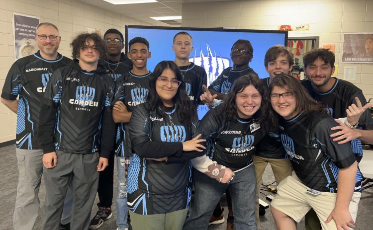 From left are coach David Limbach, Taylor Marek, Quentyn Gibson, Demetrius Payne, Zarahi Lopez, Illias Lee, Genesis Gibson, Gavin Curry, Joshua Stewart, Jeffery James and Christopher David Cone. (Submitted photo)