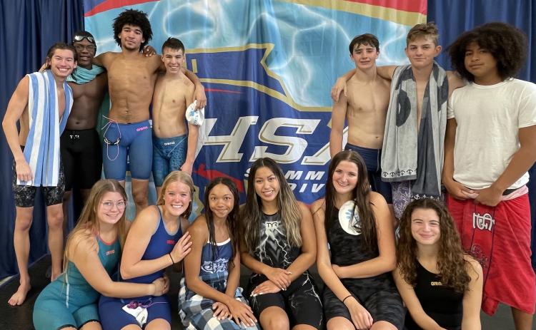 The Camden County High swimmers closed their season last week at the Georgia High School Association state meet in Atlanta. (Submitted photo)