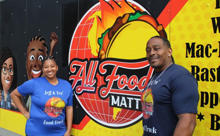 Anitra and Jeff Bean are the owners and operators of the All Foods Matter food truck.