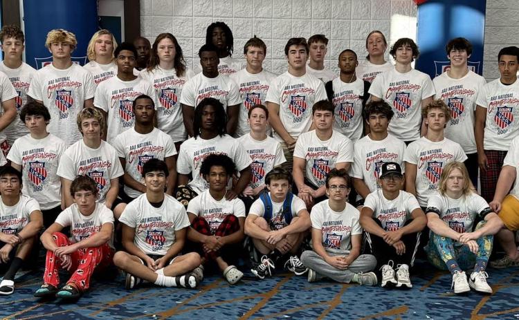 Camden wrestlers finished first, fourth, seventh and ninth June 21-26 at the AAU Scholastic Duals in Fort Lauderdale, Fla. (Submitted photo)