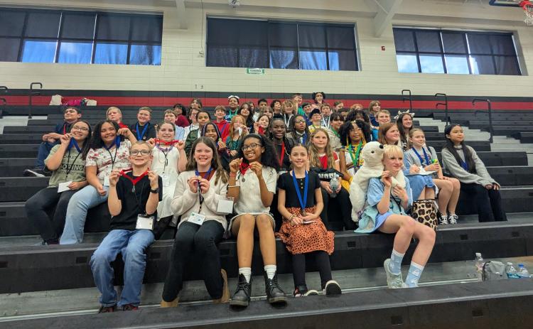 Nearly 50 Camden County students participated in the Cloverleaf Project Achievement district competition.