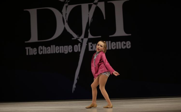 Ava Miller finished 10th in the level 1, petite division.
