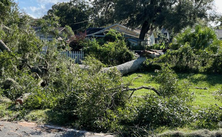 Hurricane Helene caused extensive damage in Camden County in 2024.