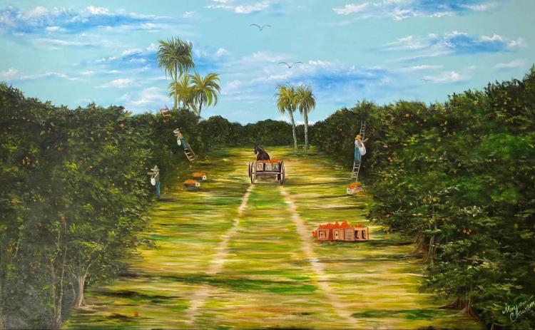 “Old Florida Orange Grove”