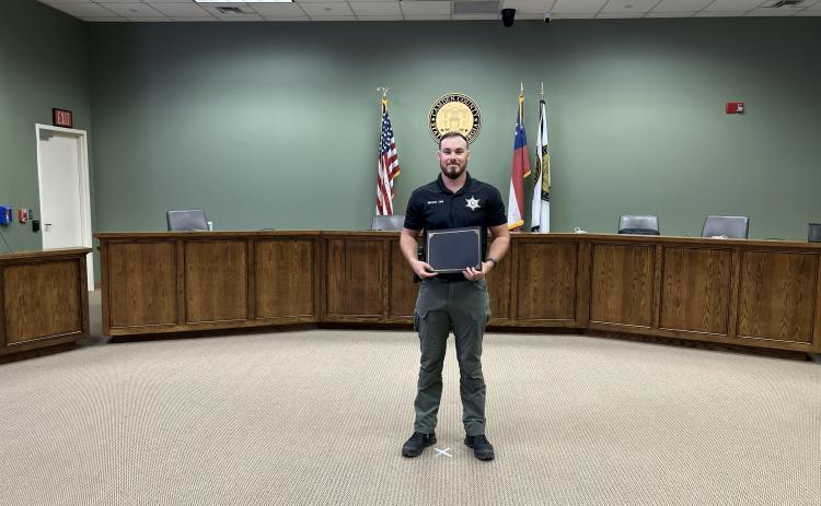 Camden County Sheriff’s Office Sgt. Robert Duckworth was named the Camden County Board of Commissioners’ Employee of the Quarter.