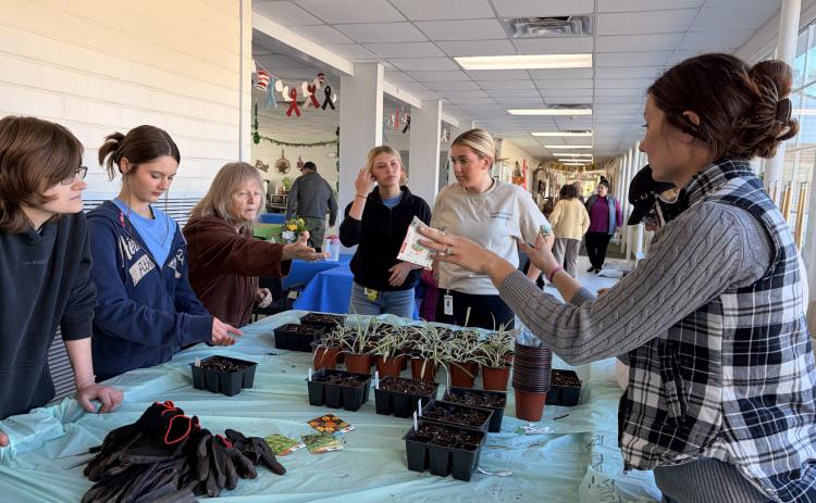 Camden County High School SkillsUSA and FFA members partnered for a Day of Service at the Woodbine Senior Center on March 18.