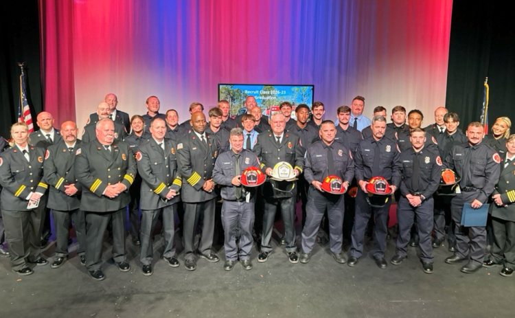 Camden County recently graduated a recruit class after it completed its Basic Firefighter requirements.