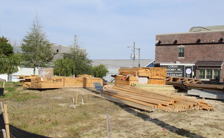 Construction, such as these condos on Beech and Second streets, is booming in Fernandina Beach. That increase in building has led to a surge in revenue to the city’s Building Department in the form of permit fees. The department has $3 million in surplus, more than is allowed by the state of Florida, and is currently devising a plan to lower that surplus through fee reductions.