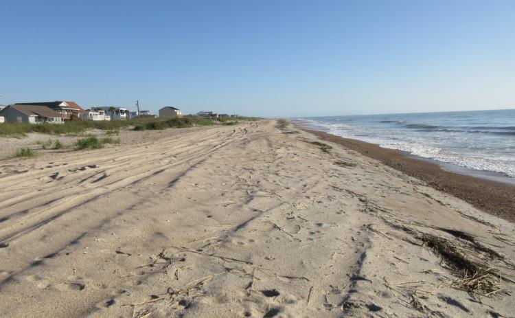 The beach on the north end of Amelia Island remained empty Tuesday morning, although city and county officials are considering what the plan to reopen the beaches would look like. They discussed a date of May 1 but no official date has been set. JULIA ROBERTS/NEWS-LEADER