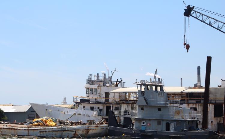 A marine salvage operation at the former Pogy Plant on the north end of Amelia Island is the target of an enforcement case by the Florida Department of Environmental Protection. The property was recently sold as two parcels, totaling $8.5 million. The new owners did not share their plans for the site.