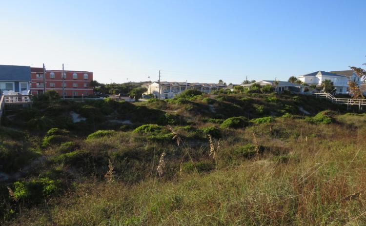 Conditional site approval was given by the city of Fernandina Beach in 2017 to construct two hotels on these two adjacent lots on the east side of South Fletcher Avenue north of Sadler Road, but that approval expired, requiring an appeal, which was granted by the city’s Board of Adjustment in October 2019. The developers will have to obtain Florida Department of Environmental Protection approval of the project to move forward. JULIA ROBERTS/NEWS-LEADER