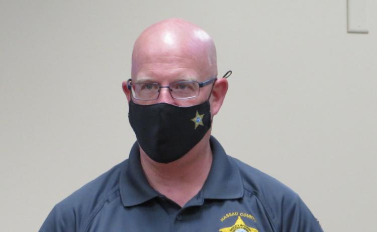 Nassau County Emergency Services Director Greg Foster. “Nobody’s going to guarantee that you are going to be totally safe and you’re not going to get the virus, but at least (a mask) gives a block, a certain amount of safety to keep people from getting the virus, which is our goal in emergency management. My goal is to make sure people don’t have to suffer. I’ll do anything I can so people don’t have to suffer,” Foster said. JULIA ROBERTS/NEWS-LEADER