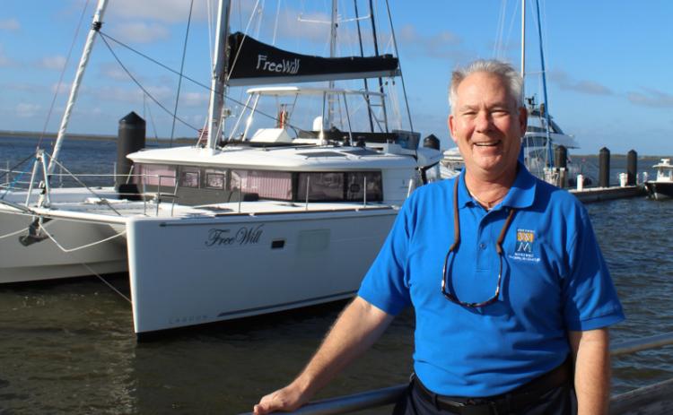 Joe Springer will end his career as marina manager at the Fernandina Harbor Marina when Oasis Marinas takes over operations Dec. 1. Springer said he has enjoyed his time in the city, and does not yet know what the immediate future holds. “I really don’t have plans,” he told the Marina Advisory Board. “I find every time the situation presents itself, if I stay out of the way, something great comes along.” JULIA ROBERTS/NEWS-LEADER