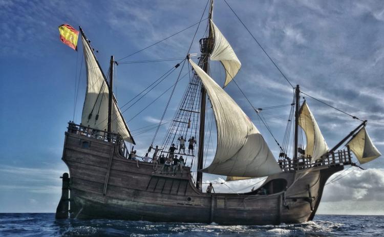 The Nao Santa Maria could sail into Fernandina Harbor Marina this June.