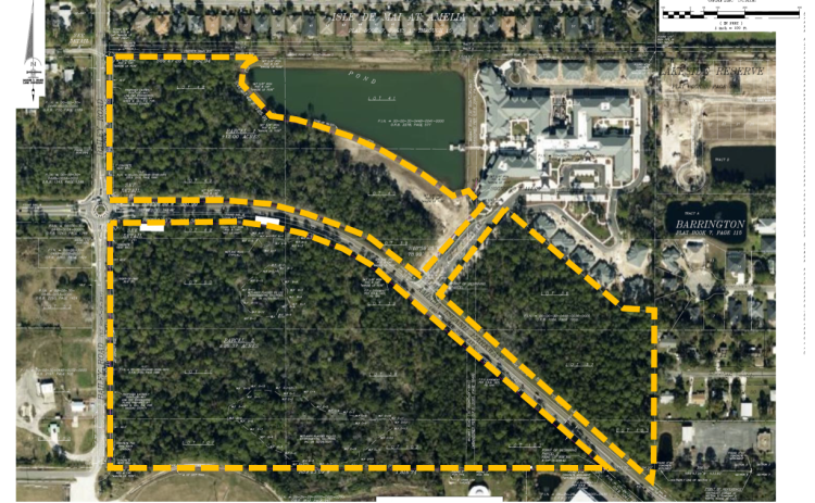 Bristol Development is proposing to build 380 housing units on three separate lots off Amelia Parkway.