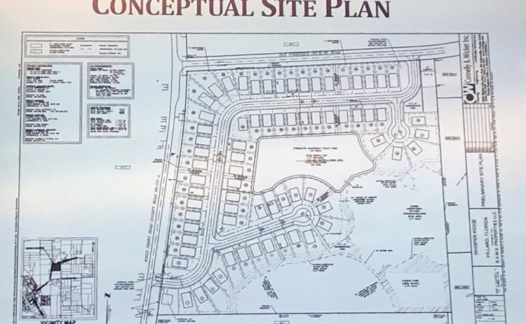 A potential PUD could bring 72 new homes to Hilliard. The town council viewed a presentation about the proposed project.