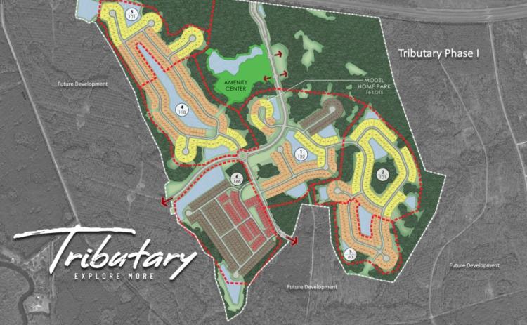 Tributary will include a park, a site for a school and 3,200 homes.