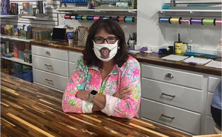 Owner Bonnie Southwick at the Monkey Barrel store, located in Suite 410 of the Harris Teeter shopping center at 4802 First Coast Highway on Amelia Island. DILLON BASSE/FOR THE NEWS-LEADER