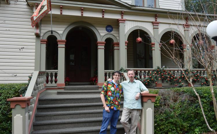 Rob Batterton and his son, Flint, are the new owners of the Fairbanks House, a historic and popular bed and breakfast on South Seventh Street. The two, along with Rob’s wife, Yvonne, came to Fernandina Beach from Redwood City, Calif.
