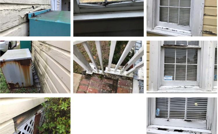 These photos show what U.S. Customs and Border Protection called a “rapidly deteriorating” facility that houses its office at the Port of Fernandina. The customs office and the city of Fernandina Beach has required the Ocean Highway and Port Authority bring the building up to standards. OHPA Chairman Danny Fullwood said while OHPA is working to correct the problem, the port is not under the city’s jurisdiction, and questions its authority to cite OHPA for code violations related to the building.