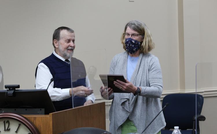 The Ocean Highway and Port Authority recognized Administrative Office Manager Barb Amergian, who will be leaving her position next month. “It’s been a pleasure, I’ve enjoyed it immensely,” Amergian said to a round of applause. “I’ve learned so much so quickly and made some very great friends along the way.”